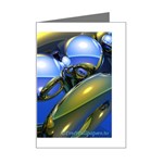 bluegold01b-709182 Mini Greeting Card