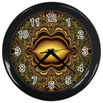 brown_fantasy-958468 Wall Clock (Black)