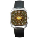 brown_fantasy-958468 Square Metal Watch