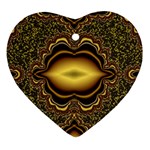 brown_fantasy-958468 Heart Ornament (Two Sides)