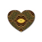 brown_fantasy-958468 Rubber Coaster (Heart)