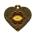 brown_fantasy-958468 Dog Tag Heart (One Side)