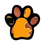 colordesign-391598 Magnet (Paw Print)