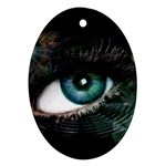 eye-538468 Oval Ornament (Two Sides)