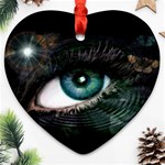 eye-538468 Heart Ornament (Two Sides)