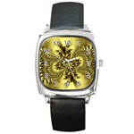 gold-260221 Square Metal Watch