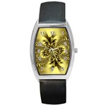 gold-260221 Barrel Style Metal Watch