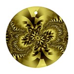 gold-260221 Round Ornament (Two Sides)