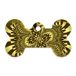 gold-260221 Dog Tag Bone (One Side)