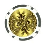 gold-260221 Poker Chip Card Guard (10 pack)