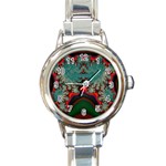 Grimbala-954205 Round Italian Charm Watch