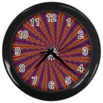 mind_chaos-P1-124543 Wall Clock (Black)