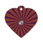 mind_chaos-P1-124543 Dog Tag Heart (Two Sides)