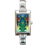 adamsky-416994 Rectangular Italian Charm Watch