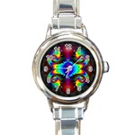 Aloe%20Heat-891123 Round Italian Charm Watch