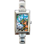 Color_Magma-559871 Rectangular Italian Charm Watch