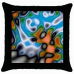 Color_Magma-559871 Throw Pillow Case (Black)