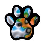 Color_Magma-559871 Magnet (Paw Print)