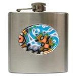 Color_Magma-559871 Hip Flask (6 oz)