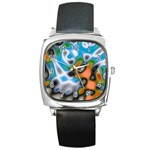 Color_Magma-559871 Square Metal Watch