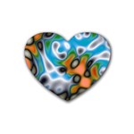 Color_Magma-559871 Heart Coaster (4 pack)