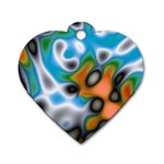 Color_Magma-559871 Dog Tag Heart (One Side)