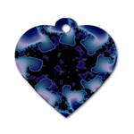 blue%20design%20wave%202-662985 Dog Tag Heart (One Side)