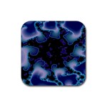 blue%20design%20wave%202-662985 Rubber Coaster (Square)