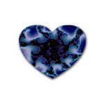 blue%20design%20wave%202-662985 Rubber Coaster (Heart)