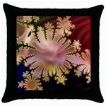 abstract-flowers-984772 Throw Pillow Case (Black)