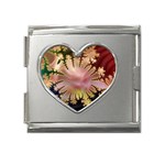 abstract-flowers-984772 Mega Link Heart Italian Charm (18mm)