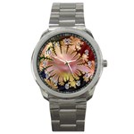 abstract-flowers-984772 Sport Metal Watch