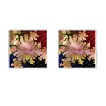 abstract-flowers-984772 Cufflinks (Square)