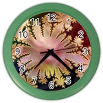 abstract-flowers-984772 Color Wall Clock