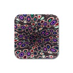 abstract_formula_wallpaper-387800 Rubber Square Coaster (4 pack)