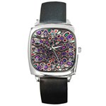 abstract_formula_wallpaper-387800 Square Metal Watch