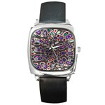 abstract_formula_wallpaper-387800 Square Metal Watch