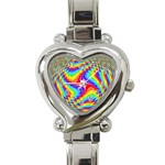 Disco-Party-Style-413640 Heart Italian Charm Watch