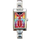 Cyber_Mirror-364694 Rectangular Italian Charm Watch