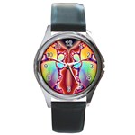 Cyber_Mirror-364694 Round Metal Watch