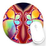 Cyber_Mirror-364694 Round Mousepad