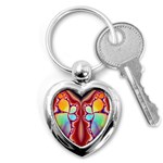 Cyber_Mirror-364694 Key Chain (Heart)