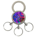 space-colors-2-988212 3-Ring Key Chain