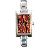 3z28d332-625646 Rectangular Italian Charm Watch