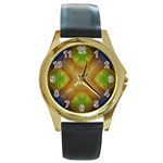 Bobo-660847 Round Gold Metal Watch