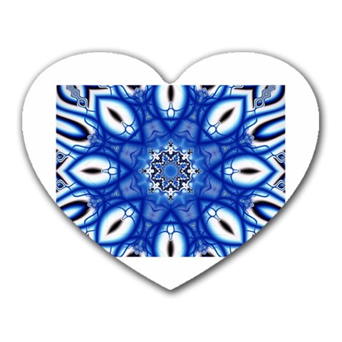 fractal_41 Mousepad (Heart) from ArtsNow.com Front