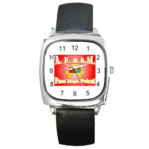 PHP Square Metal Watch from ArtsNow.com Front