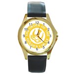 Order of the Golden Circle Round Gold Metal Watch