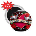 True-Love-Tattoo-Belt-Buckle 2.25  Magnet (10 pack)