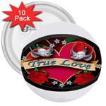 True-Love-Tattoo-Belt-Buckle 3  Button (10 pack)